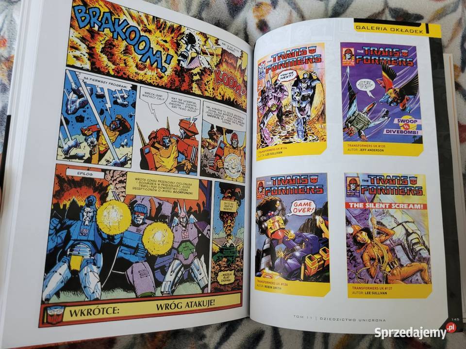 Transformers kolekcja G1 tom 11 kredowy papier  Gdynia