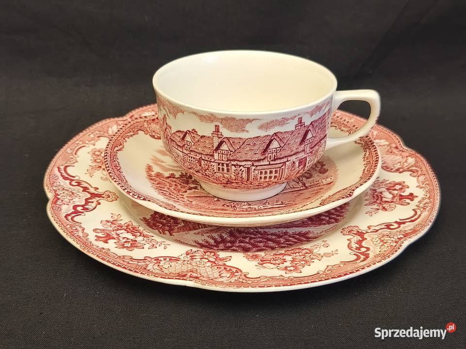 Zestaw kawowy trio angielski Johnson Bros Old Chełm sprzedam