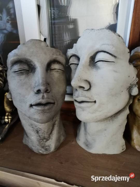 Żeźby Ogrodowe głowy z beonu Pozostałe