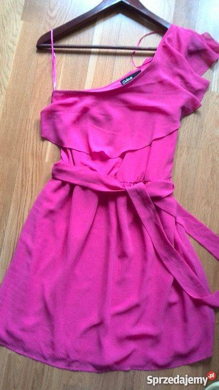 Sukienka różowa cubus falbana nowa łódzkie Łódź