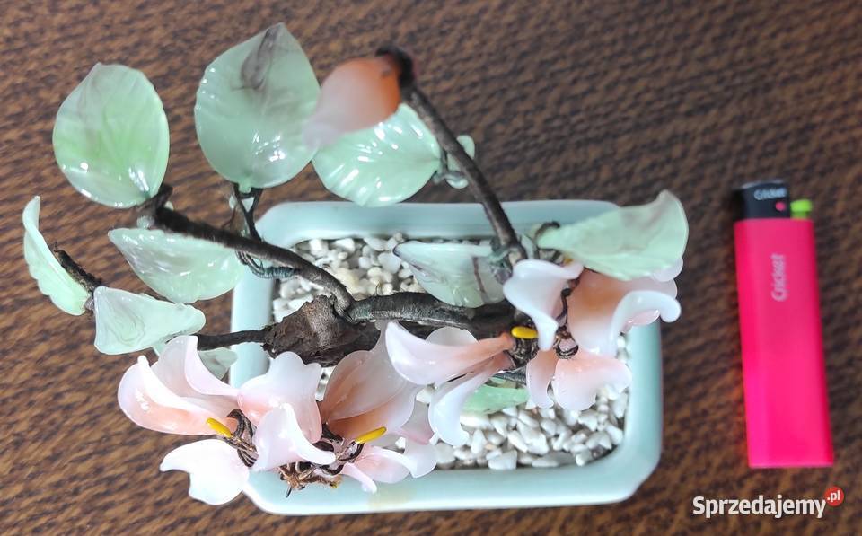 Drzewko bonsai szklane ze szkła szkło ceramika Warszawa