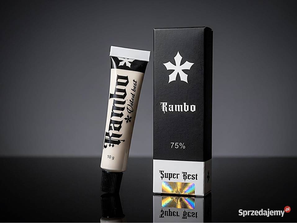 TKTX Rambo krem do tatuażu dostępny ręki wielkopolskie