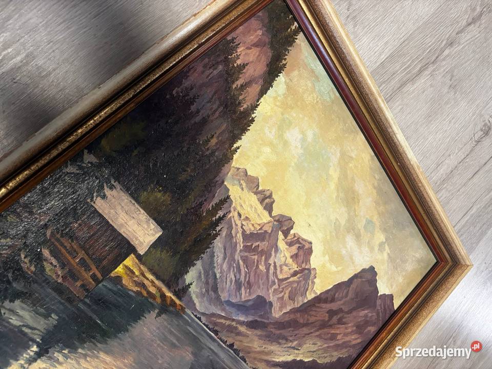 Piękny obraz malowany na płótnie obraz olejny w