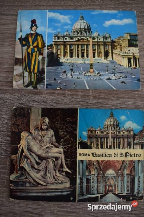 Watykan Bazylika San Pietro Papież pocztówki z Pocztówki i karty telefoniczne Chełmno