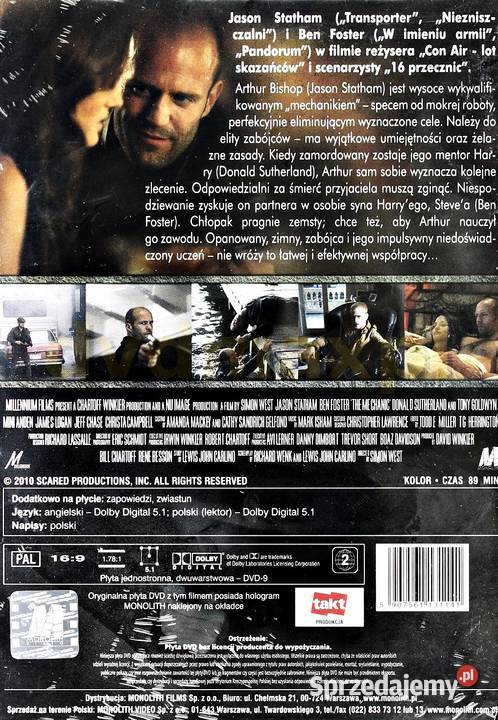 MECHANIK PRAWO ZEMSTY KONFRONTACJA JASON STATHAM lektor Filmy Kalisz