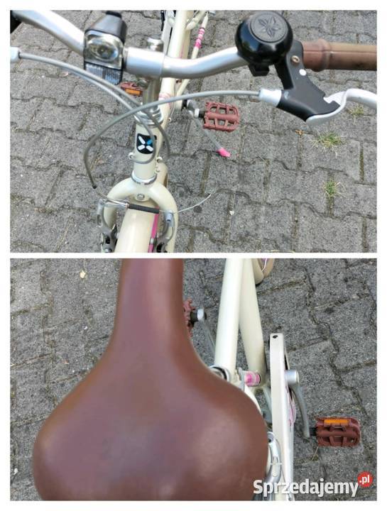 Rower dziecięcy BTWIN 24 Beżowy 100 sprawny Jaworzno