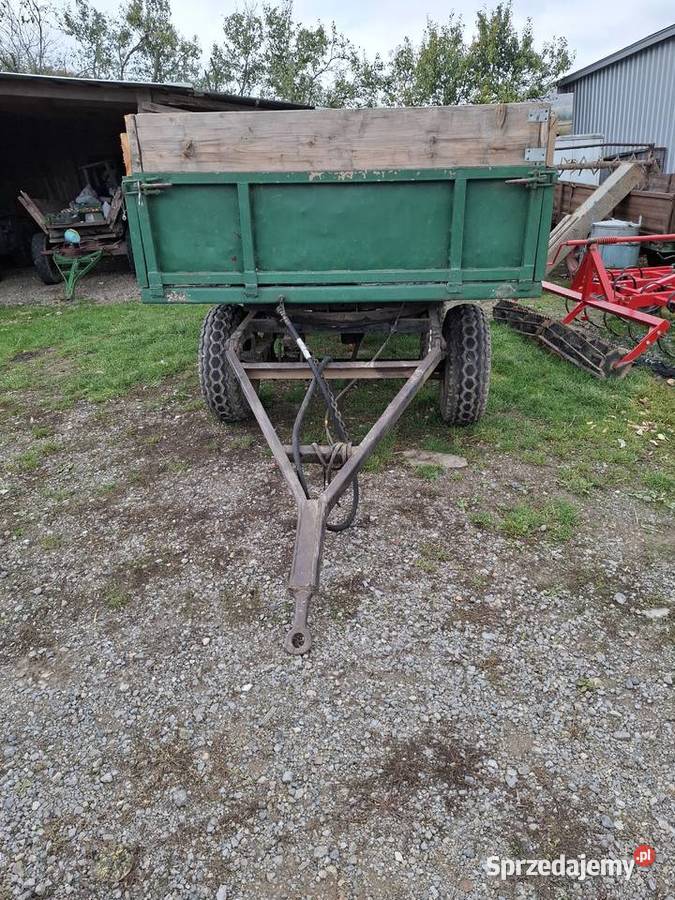 Przyczepa wywrotka nieuszkodzony świętokrzyskie Nowa Słupia