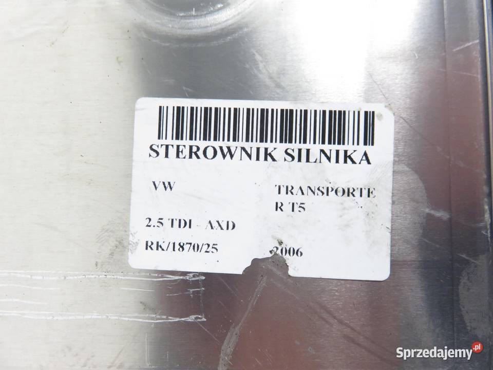 STEROWNIK VW TRANSPORTER T5 25 TDI AXD