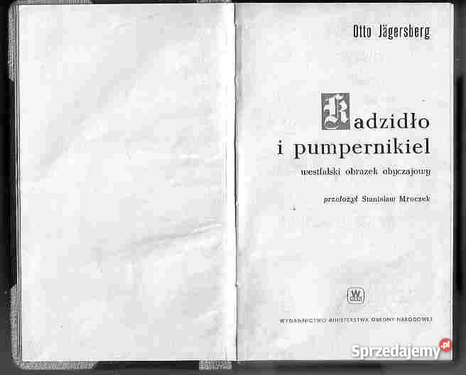 2639 KADZIDŁO I PUMPERNIKIEL WESTFALSKI OBRAZEK Czyrna