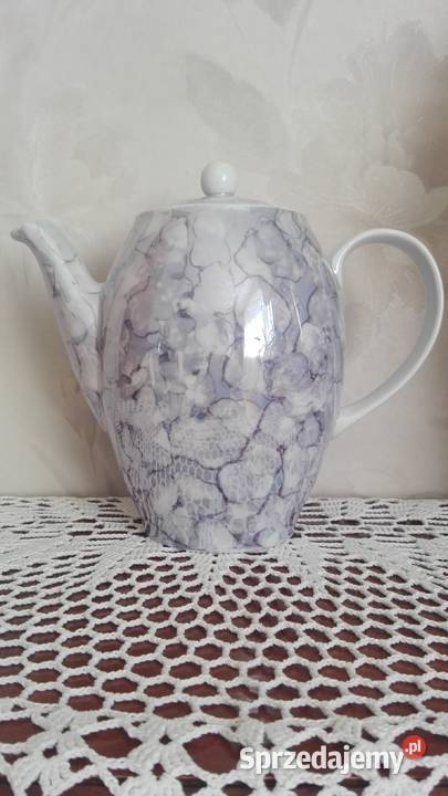Dzbanek Joanna marmurek niebieski porcelana Białystok