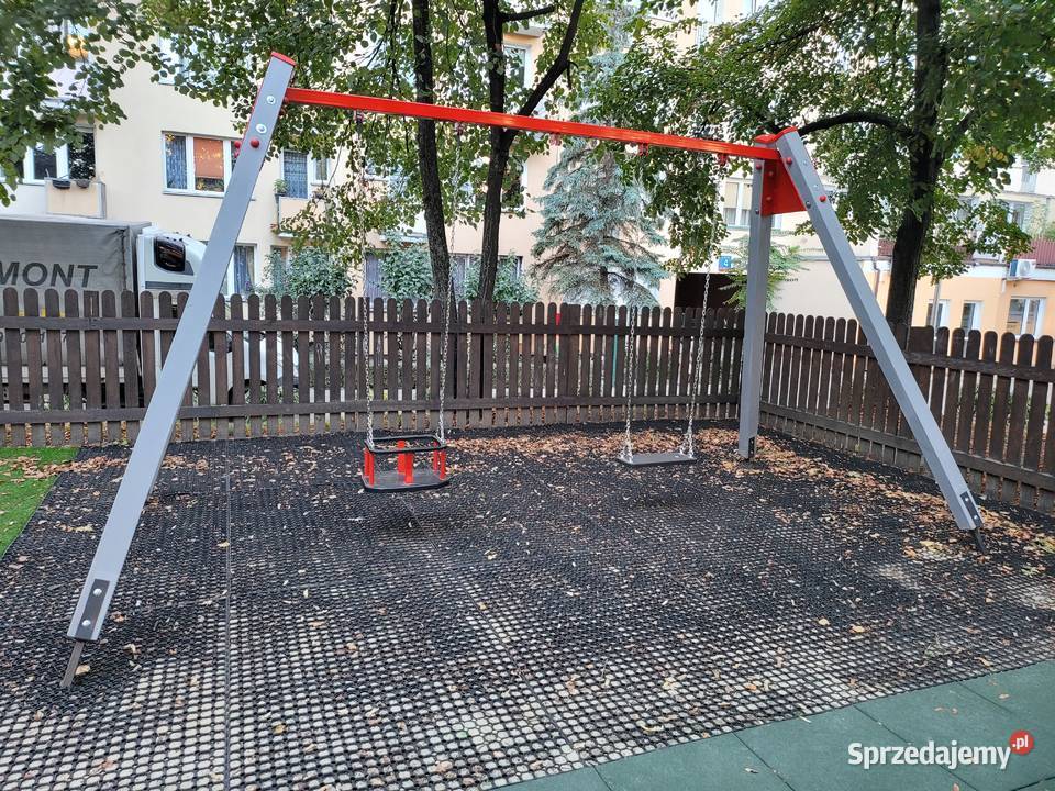 HUŚTAWKA Z CERTYFIKATEM NA PUBLICZNY PLAC ZABAW Marki