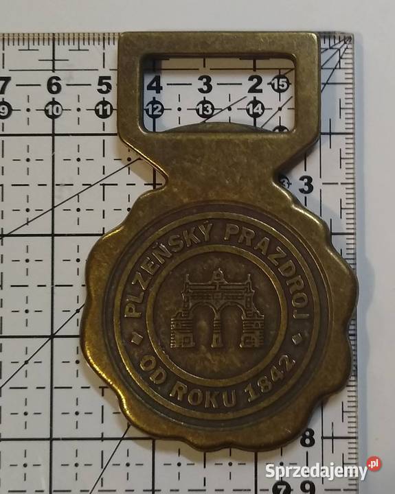 Otwieracz do piwa metalowy Pilsner Urquell pomorskie Gdańsk