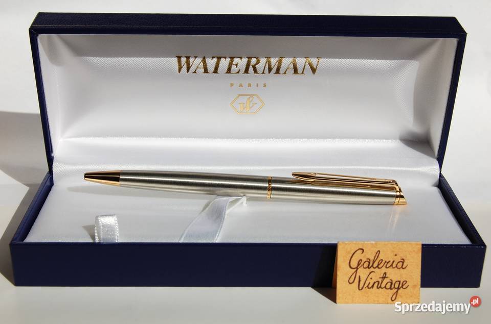 Długopis Waterman Hemisphere stal złoto vintage Lublin
