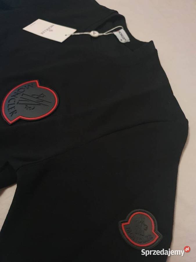 NOWA męska bluza Moncler bluzka klasyk czarna M Gdynia