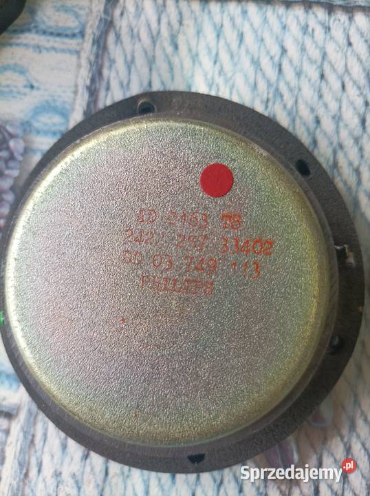 Philips AD 0163 T8 głośniki wysokotonowe 70s mazowieckie Płock sprzedam