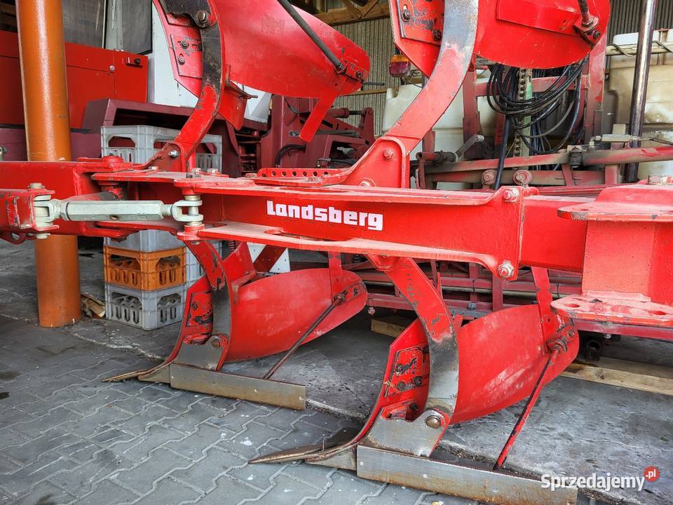 Pług rolniczy Landsberg obrotowy 4 skibowy nieuszkodzony lubelskie Józefów