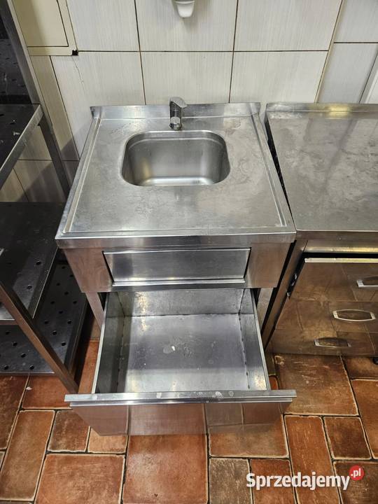 Zlew z wysuwanym koszem 60x60 śląskie