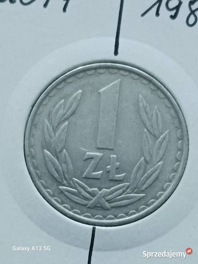 1 Złoty 1984 r Skrętka Numizmatyka Konin