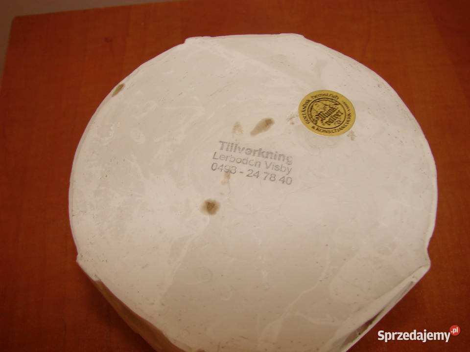 szwedzki ceramiczny świecznik Oświetlenie