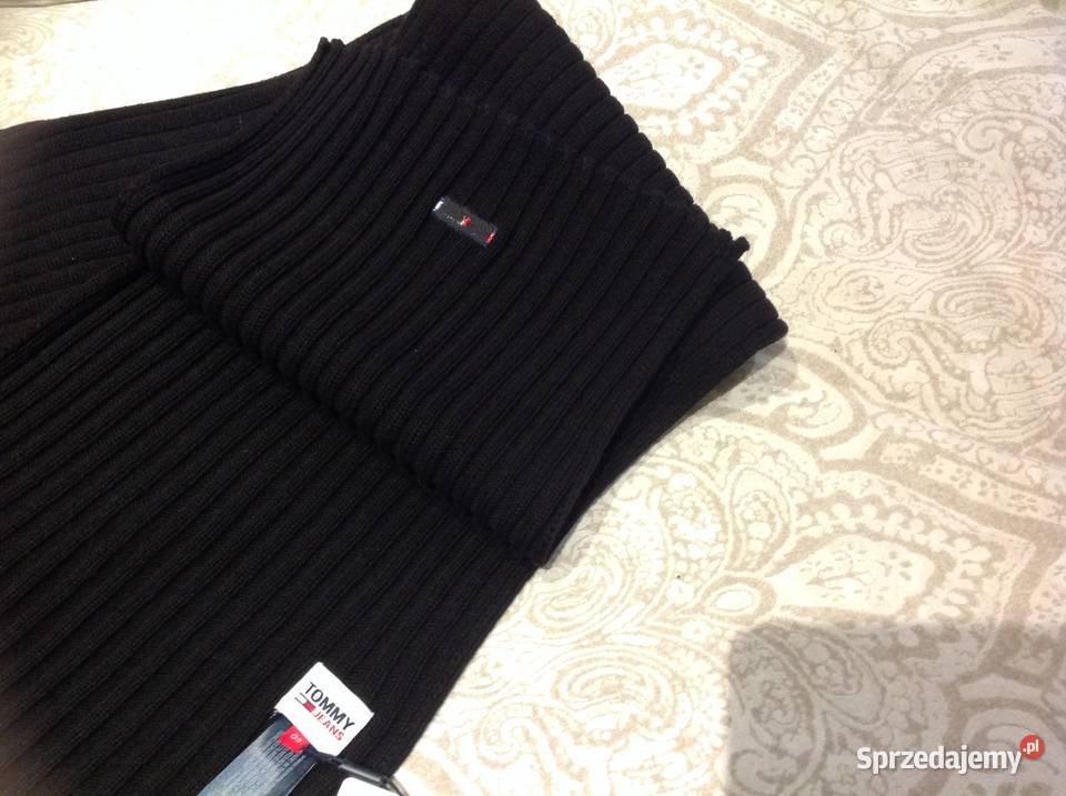 Ciepły Długi Szalik Szal TOMMY HILFIGER JEANS