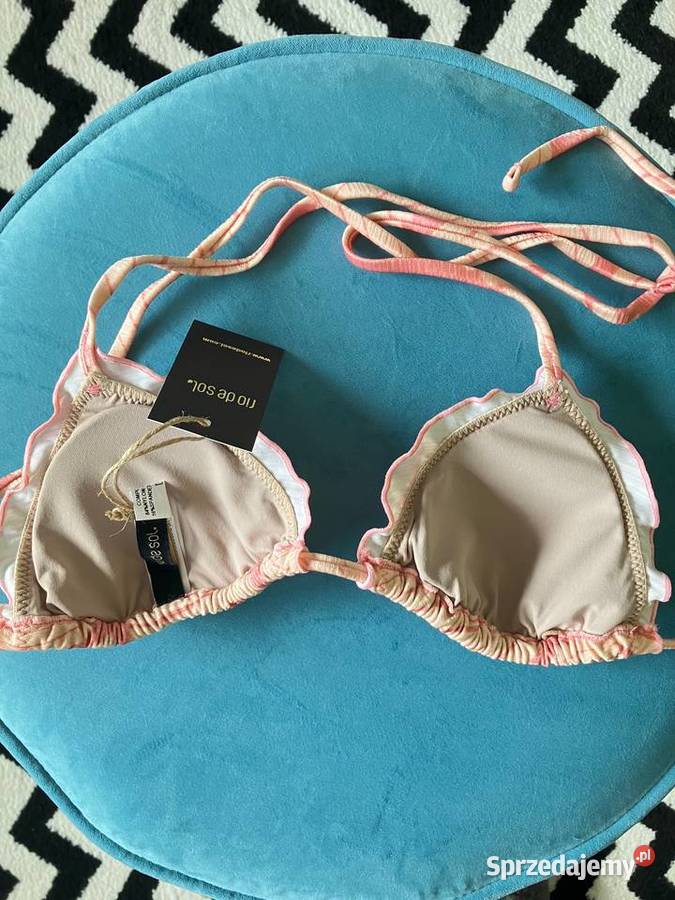 Nowe bikini brazylijskie Rio de Sol strój wzory dwuczęściowe Nisko