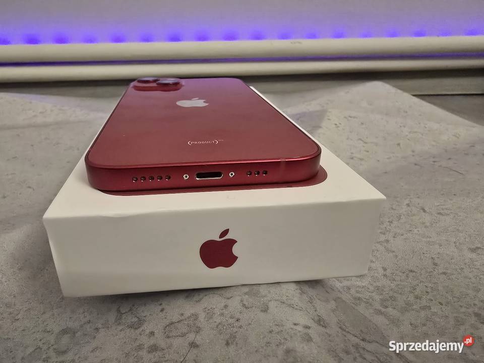 IPhone 13 128Gb Red kondycja 89 stan Perfekcyjny Nysa