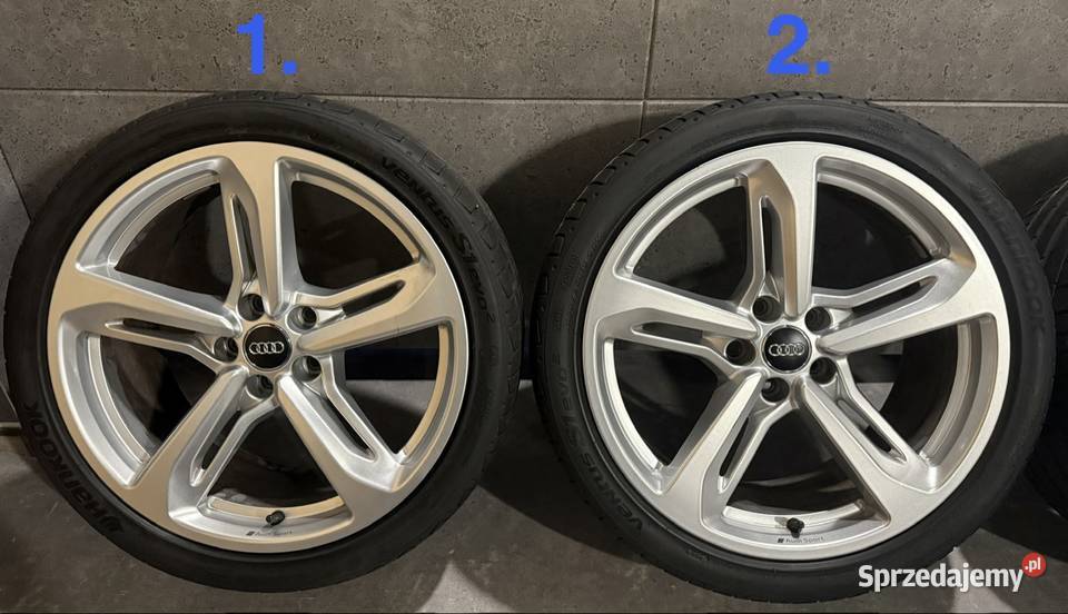19 Audi Sport A5 A4 b8 b9 OEM felgi kola komplet Lubasz