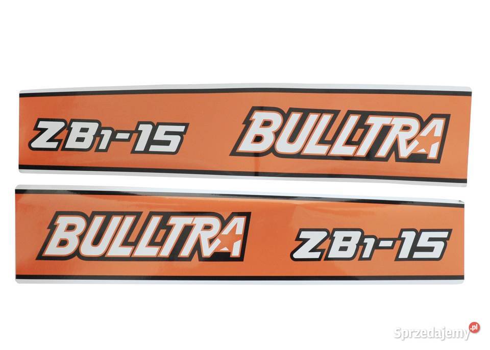 Naklejki Kubota Bulltra B115 ZB115