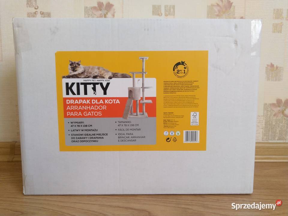 NAJTANIEJ Drapak Kota Domek Podesty Legowisko Dla kotów