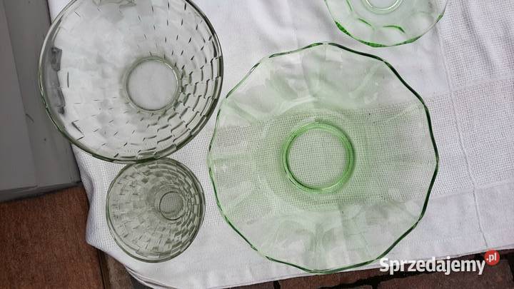 Talerzyki szklane miski talerz na tort