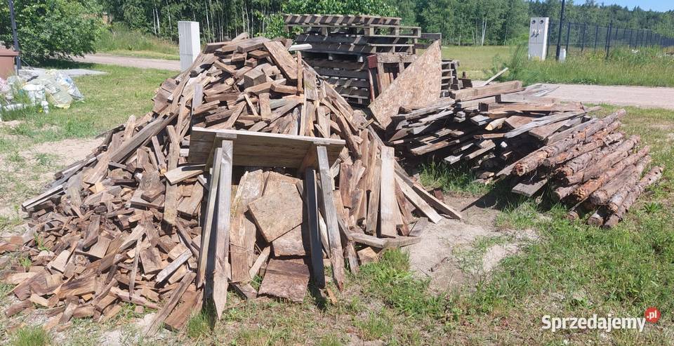Drewno opałowe palety deski i słupki budowie kujawsko-pomorskie Nekla sprzedam