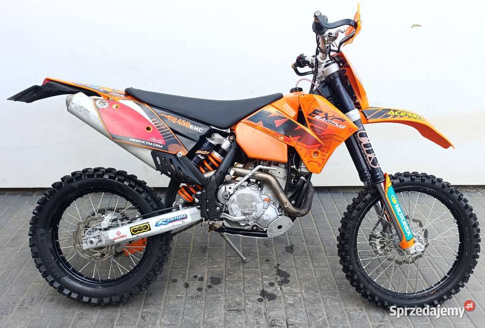 KTM EXC 450 gotowa do latania crossówka 2006 Ostrołęka