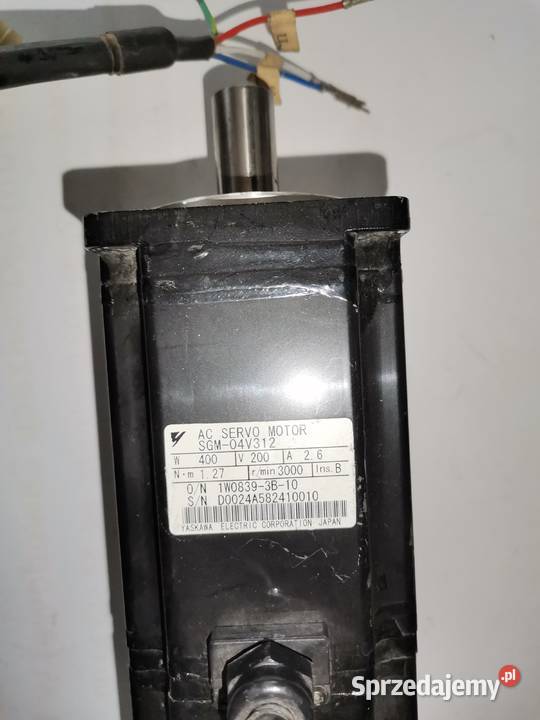 Serwomotor AC SERVO MOTOR SGM04V312 Yaskawa Pozostałe Dragacz