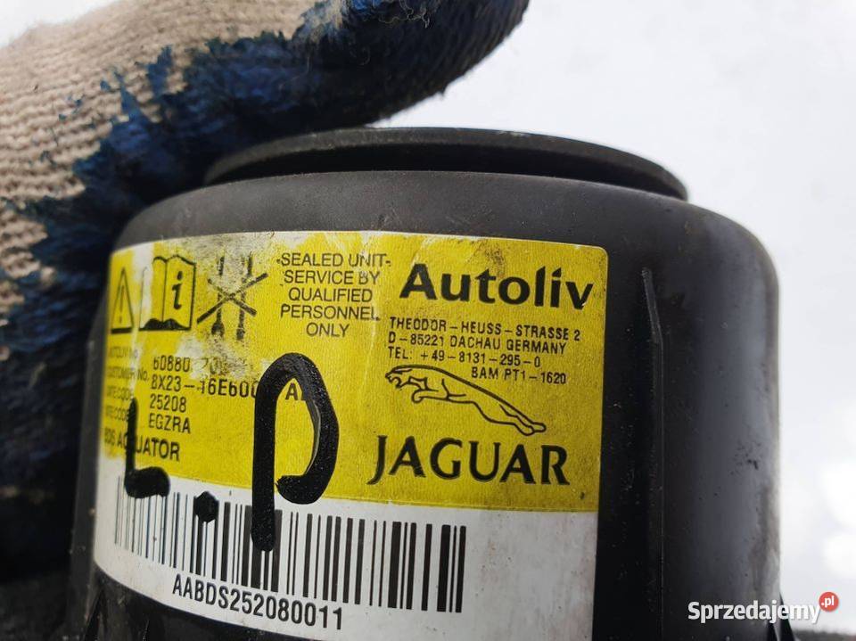 PODUSZKA AIRBAG JAGUAR XF 8X2316E600AB osobowe Lipno