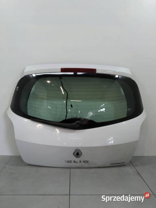 KLAPA TYŁ BIAŁA OV369 Renault Clio III 20052014