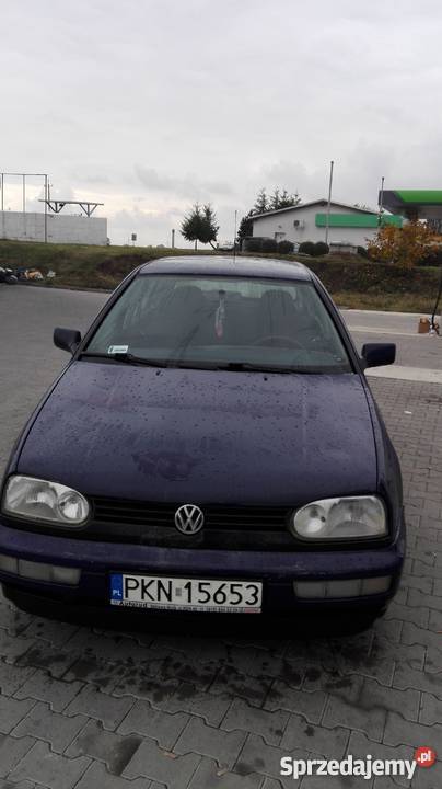 Volkswagen Golf III 16 benzyna 97 nieuszkodzony wielkopolskie Ślesin sprzedam
