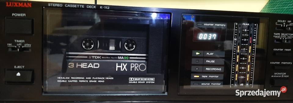 Luxman K 112 trzygłowicowy magnetofon 20Hz 21kHz Gdynia