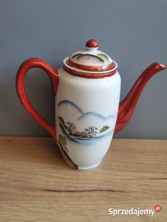 Stara porcelana japońska Kutani trzy Gejsze Katowice