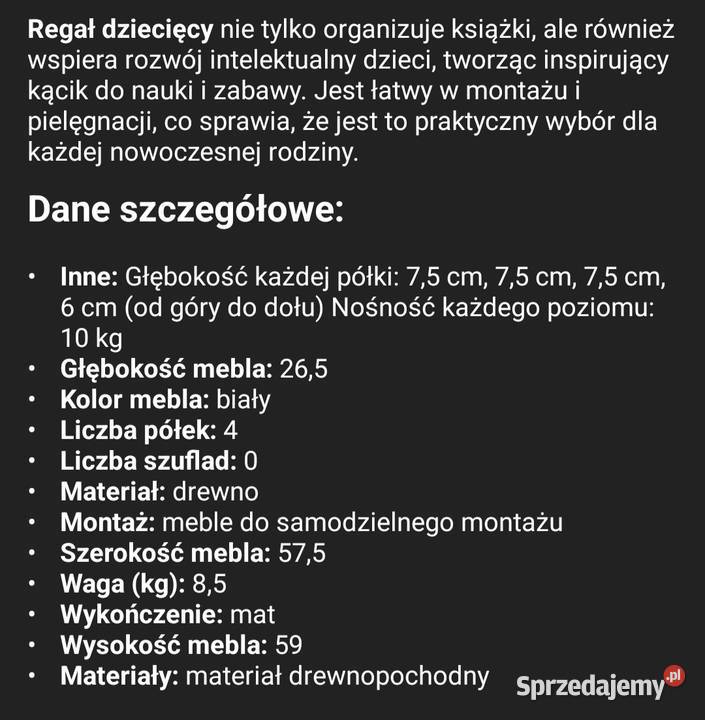 Poleczka na ksiazki dziecka mazowieckie Siedlce