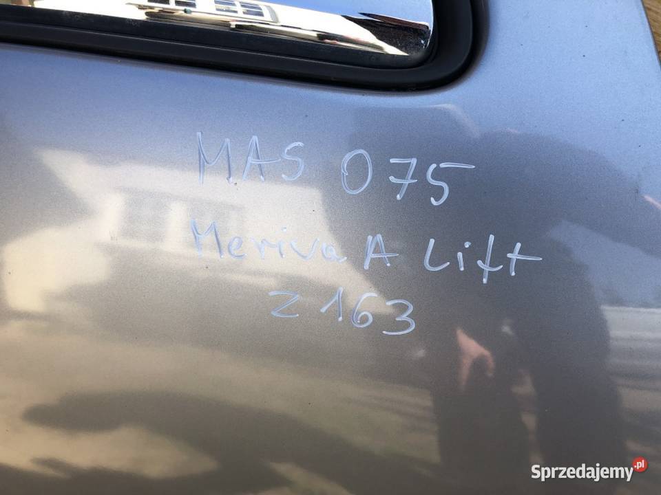 OPEL MERIVA A LIFT FL Z163 MASKA POKRYWA SILNIKA Słowikowo