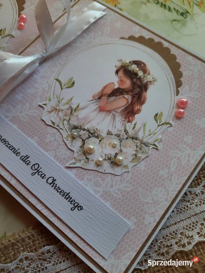 Zaproszenia personalizowane na komunie Dęblin