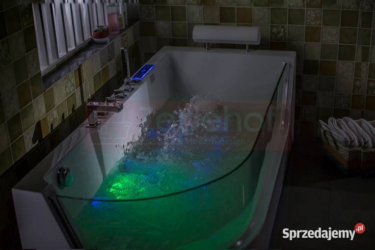 Wanna z hydromasażem CL3133 prostokątna Budownictwo i akcesoria podlaskie Grabówka