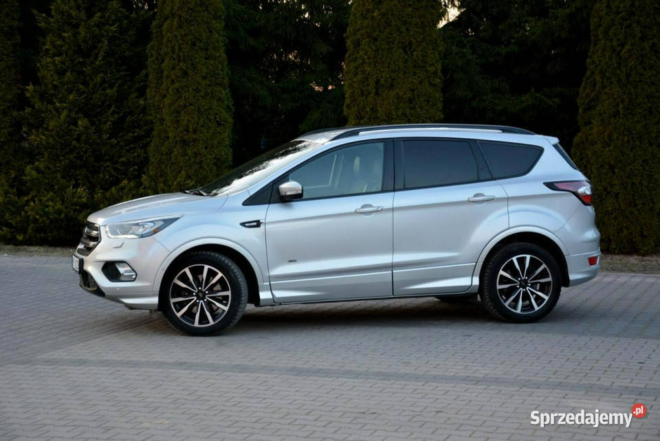 Ford Kuga STLine Skóry 4X4 CityStop Xenon Ledy wspomaganie kierownicy Ostrów Mazowiecka