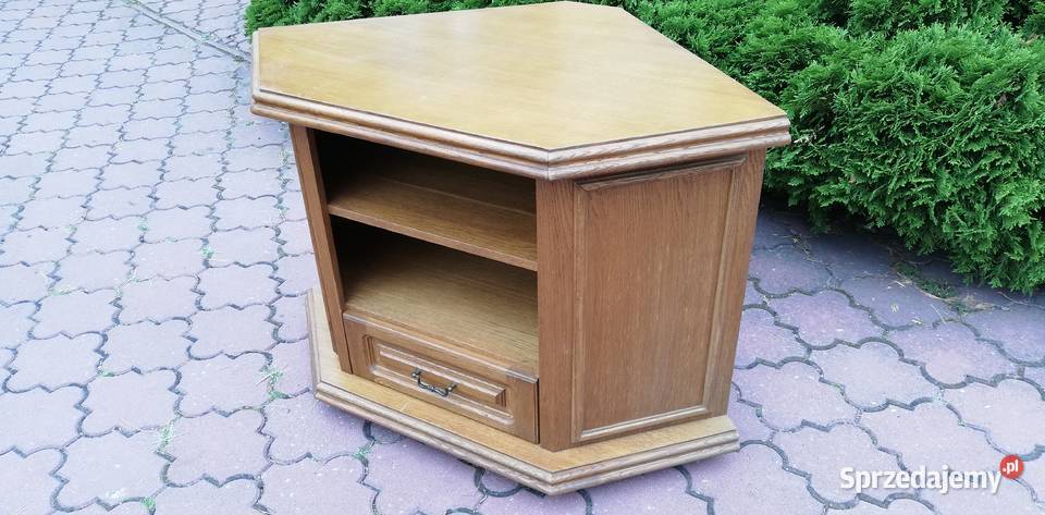 Szafka RTV narożna dębowa stylowa komoda Szafy, regały, półki Garwolin