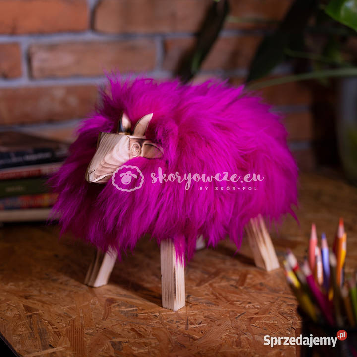 Krzesło baranek dekoracyjny biskupi fiolet Szaflary