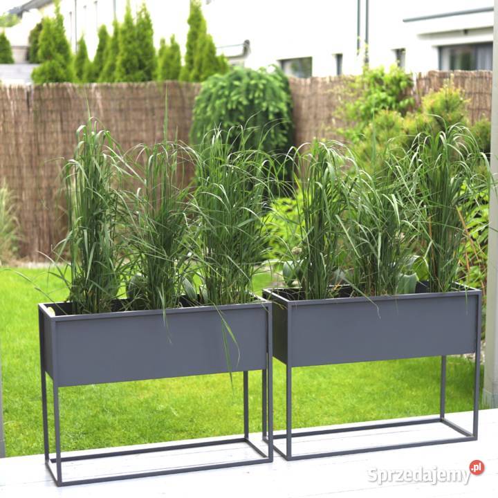 Kwietnik Metalowy Stojak Donica 60x80x30 inny kolor Sobienie-Jeziory