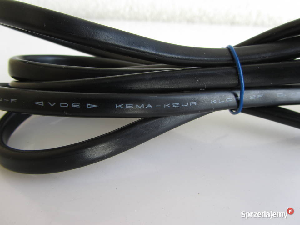 Kabel zasilający dwużyłowy czarny 075mm2 165 m Części i akcesoria Olecko