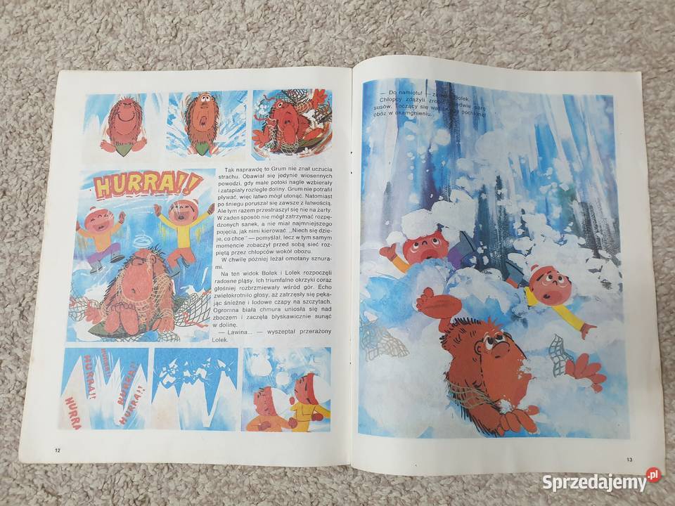 Bolek i Lolek Yeti historyjka obrazkowa komiks dla dzieci Gdynia