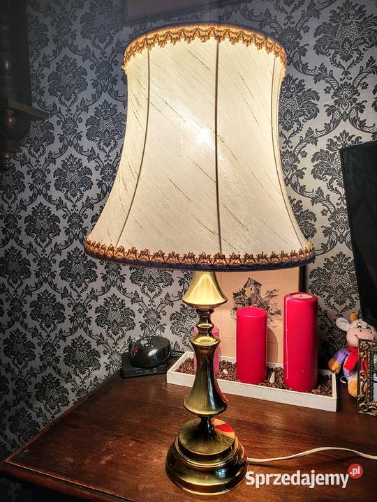 Lampa mosiężna lampka wieczorna Kalisz