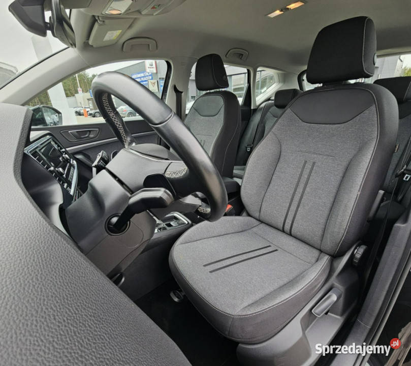 Seat Ateca 15 TSI 150 DSG Style 2023 1WŁ SalonPL czarny świętokrzyskie Kielce sprzedam